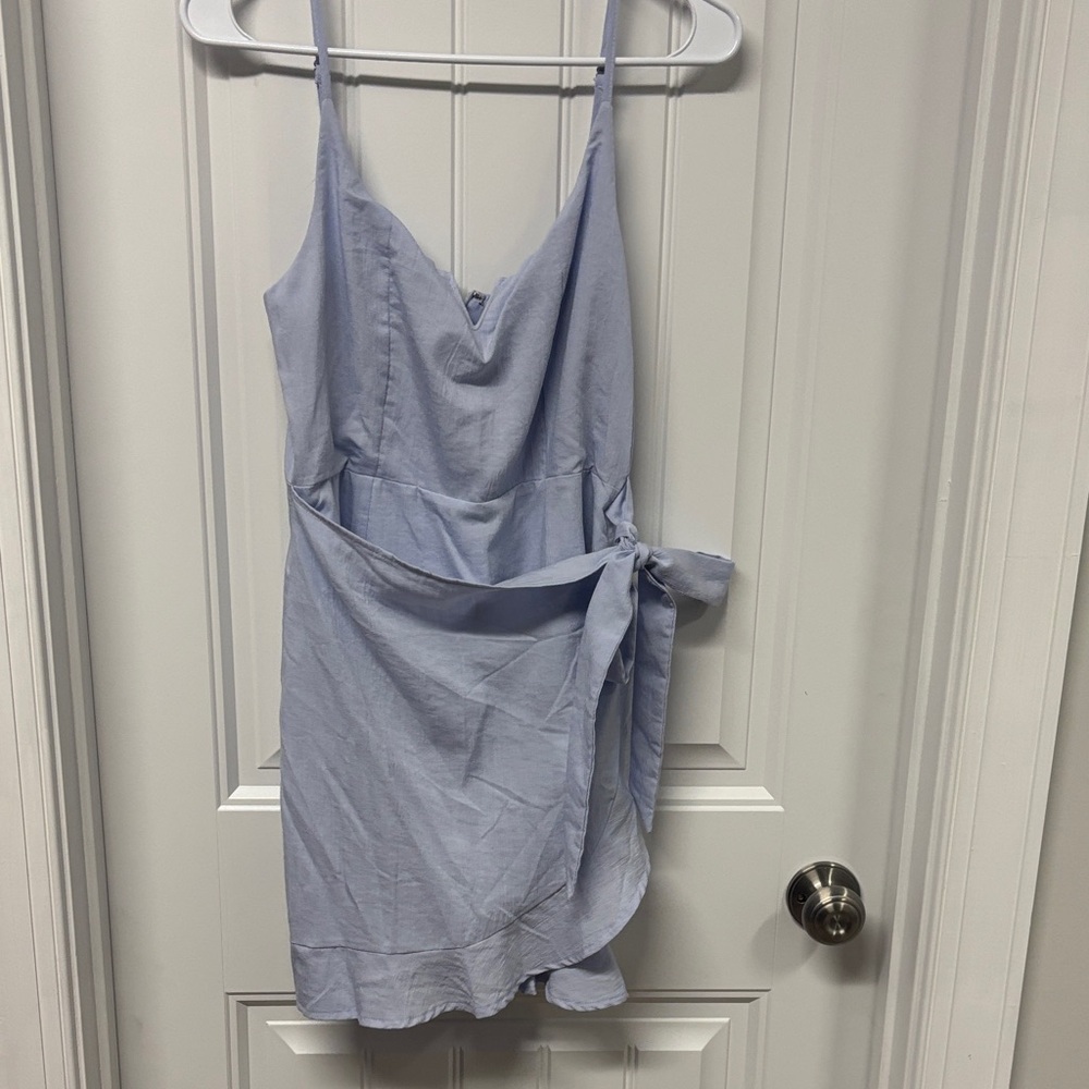 Lulu's Light Blue Mini Dress
